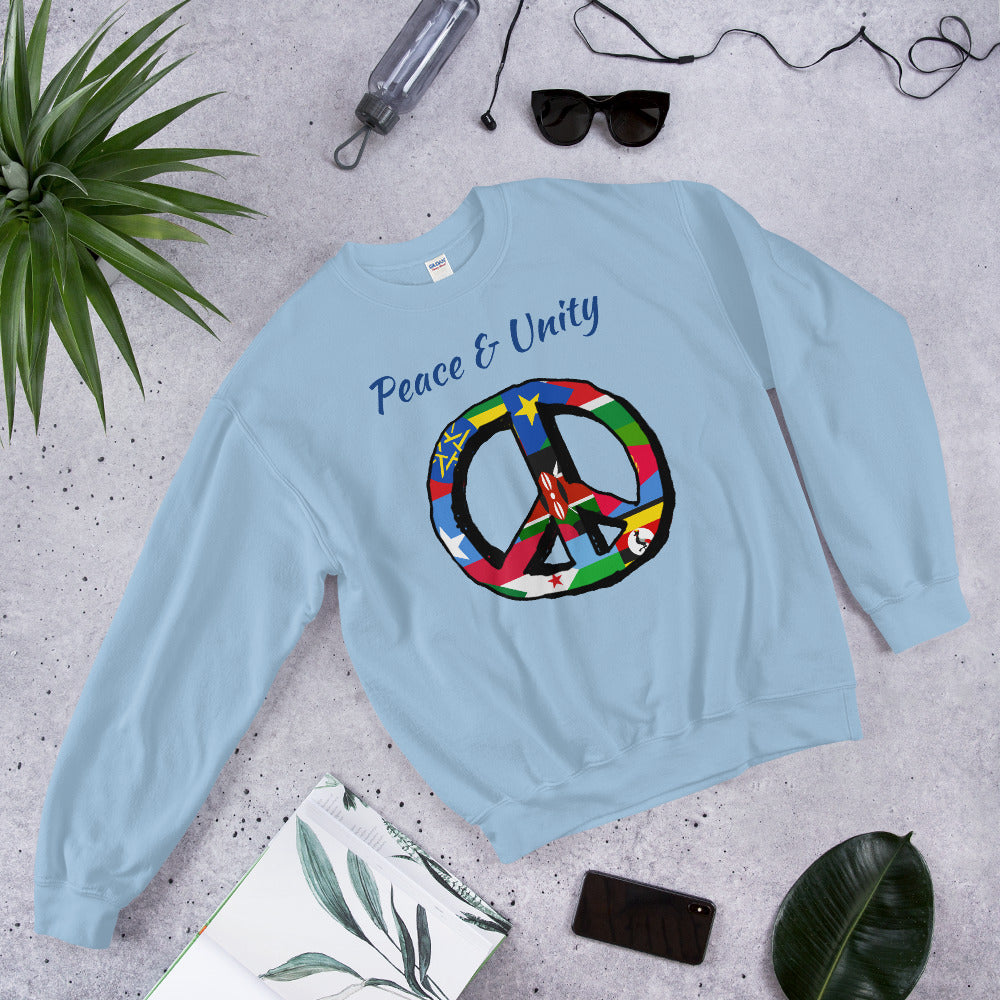 Unisex Peace & Unity Crewneck Sweatshirt