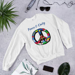 Unisex Peace & Unity Crewneck Sweatshirt